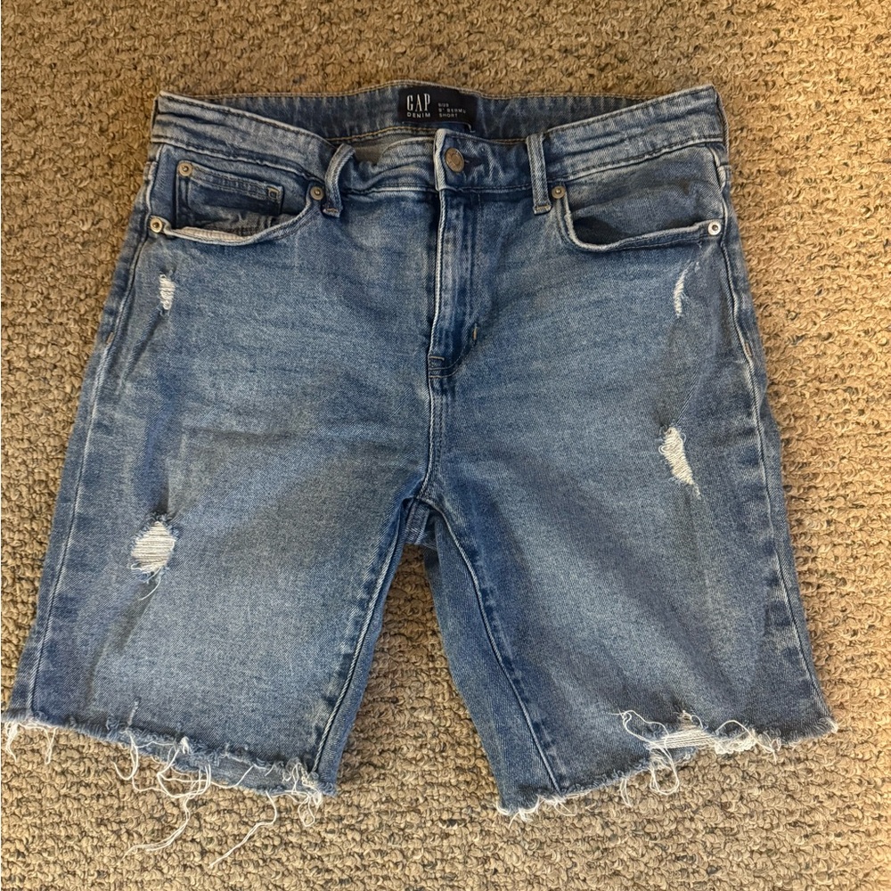 GAP Blue Denim Bermuda Shorts